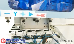 Cụm gia công máy phay mộng âm CNC 4 đầu bàn 2m4 - SDC 2400 4 | Quốc Duy