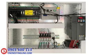 Hệ thống điện máy cnc router 4 đầu | cncnestingline