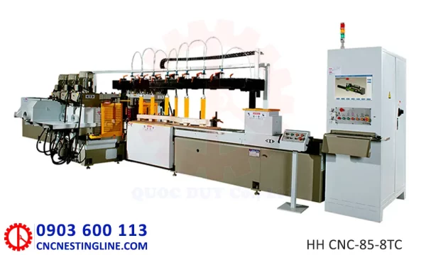 Máy chép hình dài CNC 8 trục - HH CNC 85 8TC | cncnestingline