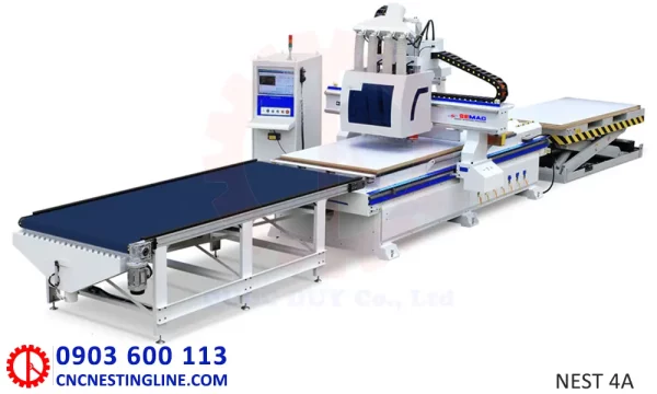 Máy CNC nesting 4 đầu NEST 4A| Quốc Duy