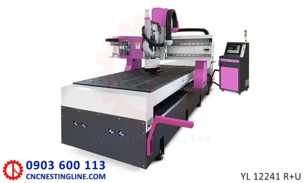 Máy phay cnc router 1 đầu - YL 12241 R+U | cncnestingline