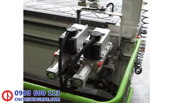 Cụm gia công máy khoan ngang cnc định vị hồng ngoại | cncnestingline