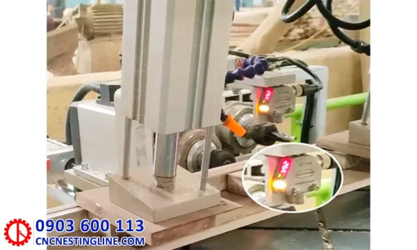 Đầu dò laser máy khoan ngang cnc định vị hồng ngoại | cncnestingline