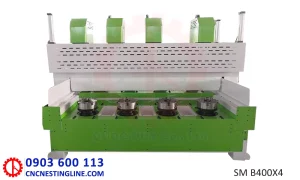 Máy tiện chén bát gỗ CNC - SM B400X4 | cncnestingline