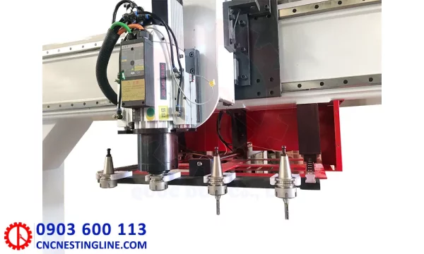 Khay thay dao máy phay cnc trung tâm 4d - HW 4AXIS ATC1