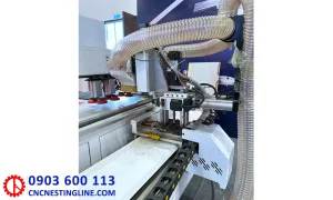 Cơ câu cụm gia công máy khoan cnc 4 đầu tự động - UNI 3000R4