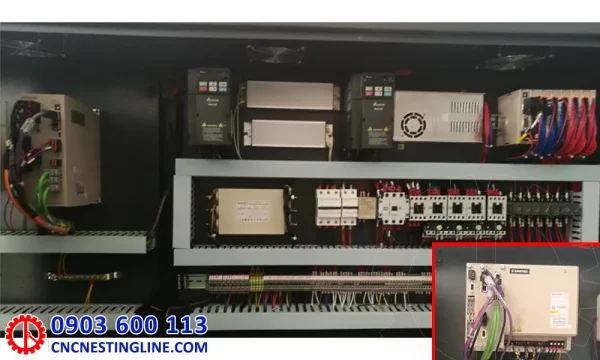 Điện điều khiển máy khoan CNC 6 mặt cao tốc | cncnestingline