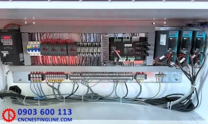 Hệ thống điện máy khoan cnc 4 đầu tự động - UNI 3000R4