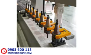 Khay thay dao thẳng máy khoan phay bản lề ổ khóa thay dao tự động - UNI 3000R6 ATC
