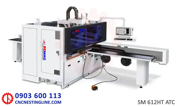 Máy khoan 6 mặt thay dao tự động - SM 612HT ATC | cncnestingline