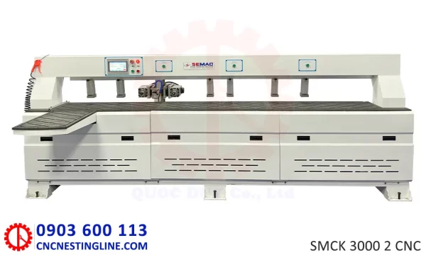 Máy khoan ngang CNC 2 đầu - SMCK 3000 2 CNC | cncnestingline