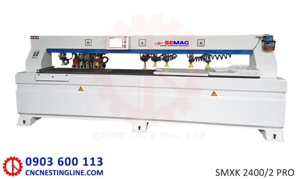 Máy khoan ngang CNC 2 đầu tải nặng - SMXK 2400/2 PRO | cncnestingline