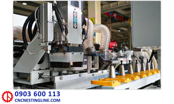 Trục chính thay dao tự động máy khoan phay bản lề ổ khóa thay dao tự động - UNI 3000R6 ATC