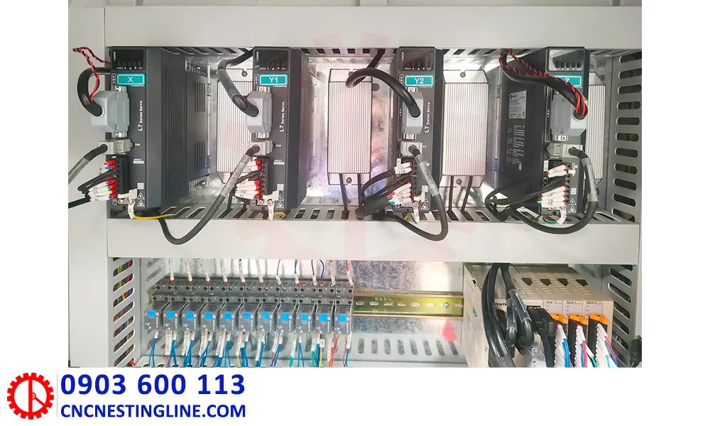 Hệ thống điện máy phay cnc router 4 đầu | CNC A4 20TH