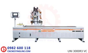 Máy phay khoan cnc 2 phương 3 trục thay dao tự động bàn hút chân không - UNI 3000R3 VC