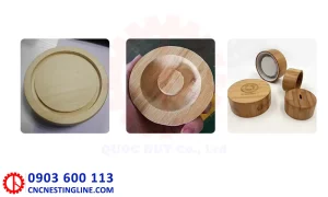 Sản phẩm máy gia công nắp chai cnc