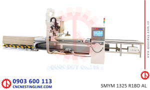 Máy cnc nesting 1325 thay dao tự động | SMYM 1325 R1BD AL