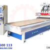 Máy cnc router 2 bàn 4 đầu | SM 1350 TC2/4