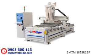 Máy cắt ván cnc router có rulo đè phôi | SMYM 1825R1BP