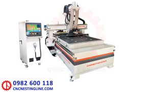 Máy CNC 1 đầu thay dao cụm khoan | Quốc Duy