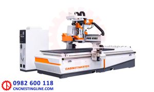 Máy CNC 1 đầu trục cưa đôi 2 lưỡi