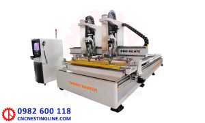 Máy CNC 2 đầu bàn 2M8 thay dao độc lập