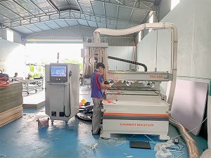 Máy CNC 4 đầu cắt ván công nghiệp tại Bình Phước