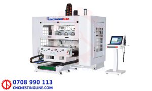 Máy CNC 4 Trục 16 Dao Bàn Đơn Chống Tâm Xoay 360 Độ - KW 4SE D1200