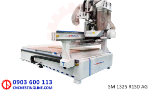 Máy cnc trung tâm 3 trục gia công 5 mặt | SM 1325 R1SD AG