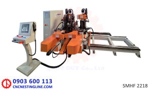 Máy đánh mộng dương 2 đầu cnc 4 dao | SMHF 2218