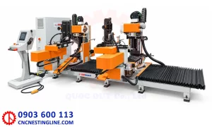 Máy Đánh Mộng Dương 2 Đầu CNC 4 Dao - SMHF 2218