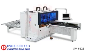 Máy khoan cnc 6 mặt 2 cụm khoan kép | SM 612S