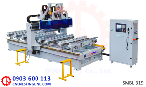 Máy làm mộng âm cnc 16 đầu | SMBL 319