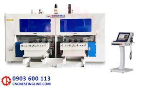 Máy phay CNC 4 đầu 2 bàn 16 dao MR4S D1200