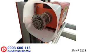 Trục phay mộng máy đánh mộng dương 2 đầu cnc 4 dao | SMHF 2218