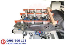 Bàn làm việc máy mộng âm CNC 4 đầu