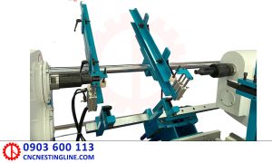 Bộ cấp phôi máy tiện gỗ CNC đa năng | Quốc Duy