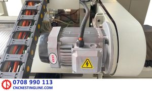 Động cơ chà nhám máy tiện CNC 3D