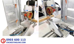 Kẹp phôi máy làm mộng dương CNC 2 đầu