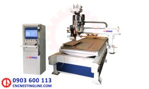 Máy cnc 1 đầu cụm khoan 5 mặt | Quốc Duy