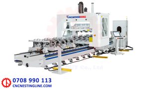 Máy cnc 4 trục 16 dao kẹp xoay 180 độ | Quốc Duy