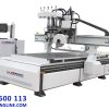 Máy cnc router 4 đầu + lưỡi cưa xoay 360 độ | Quốc Duy