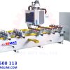 Máy làm mộng âm oval cnc 10 đầu | Quốc Duy