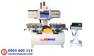 Máy làm mộng oval âm cnc 4 đầu | Quốc Duy