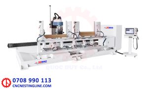 Máy mộng dương cnc 2 đầu 5 trục | Quốc Duy