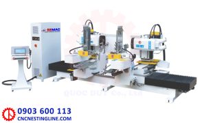 Máy phay mộng dương 2 đầu CNC | Quốc Duy