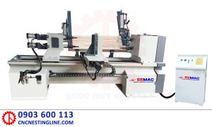 Máy tiện CNC 2 trục cấp phôi tự động | Quốc Duy