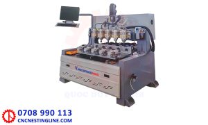 Máy cnc 5 đầu chạm khắc 3D | Quốc Duy