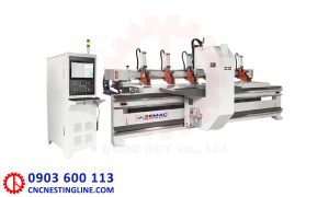 Máy cưa lọng nằm ngang cnc tải nặng | Quốc Duy