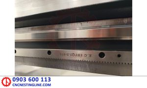 Ray trượt dẫn hướng thanh răng cưa lọng CNC